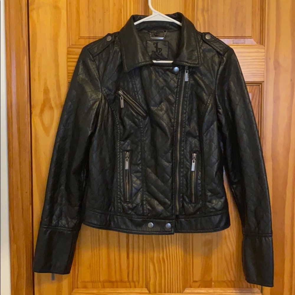 Faux Leather Jacket